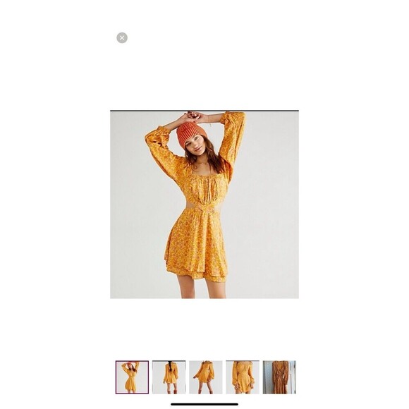 Free People Jael Printed Mini Dress - Picture 7 of 7